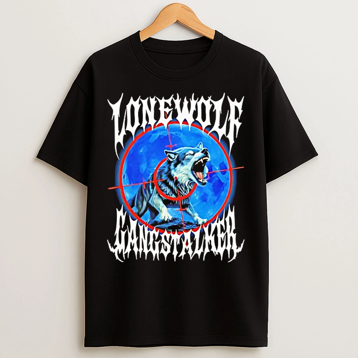 Classic Lonewolf Gangstalker Metal T Shirts