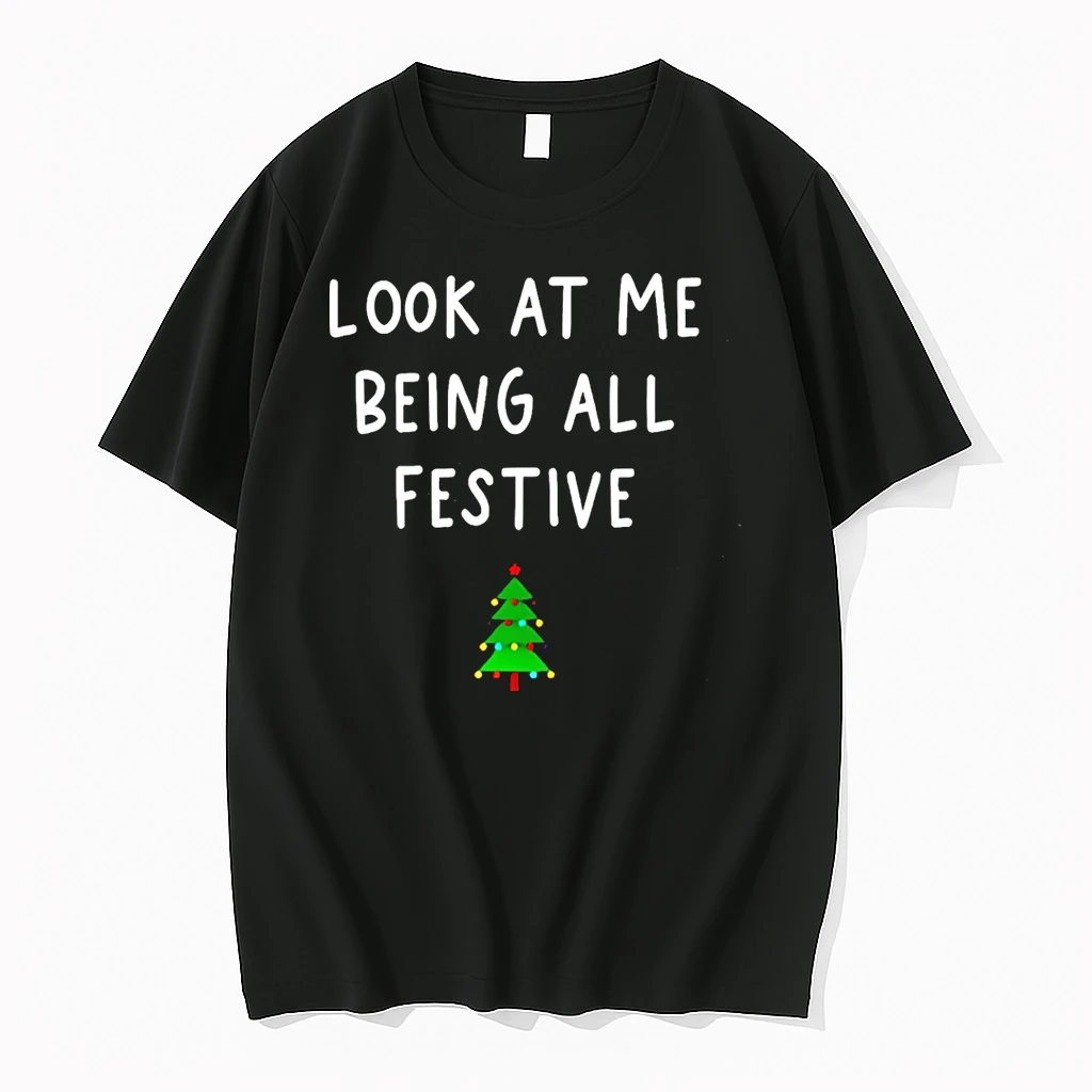 Classic Look At Me Being All Festive Christmas Tree T Shirts