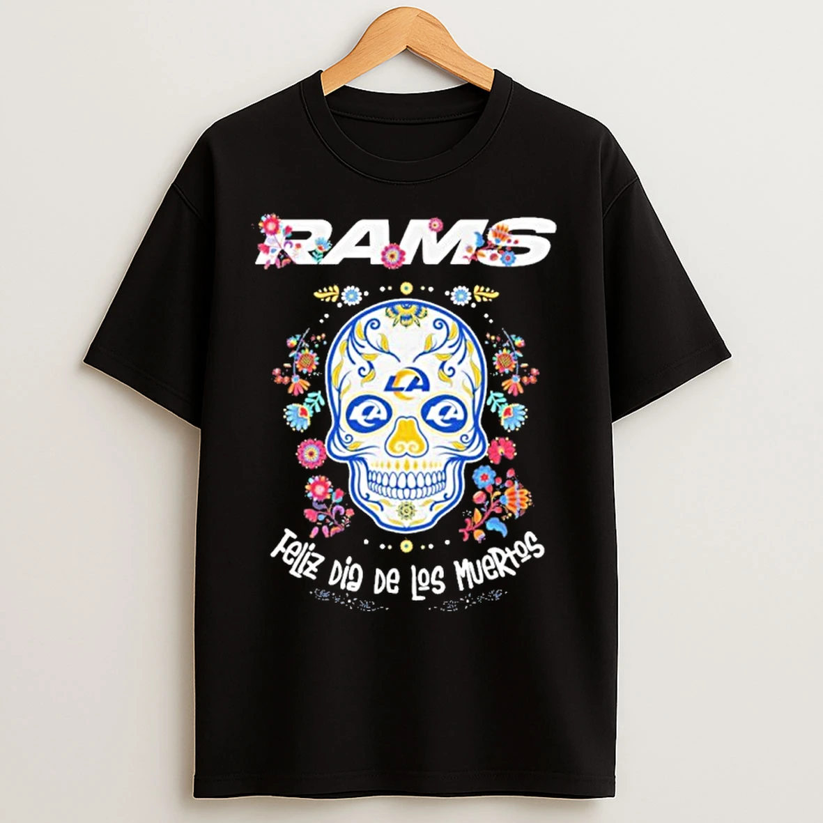 Classic Los Angeles Ams Feliz Dia De Los Muertos T Shirts