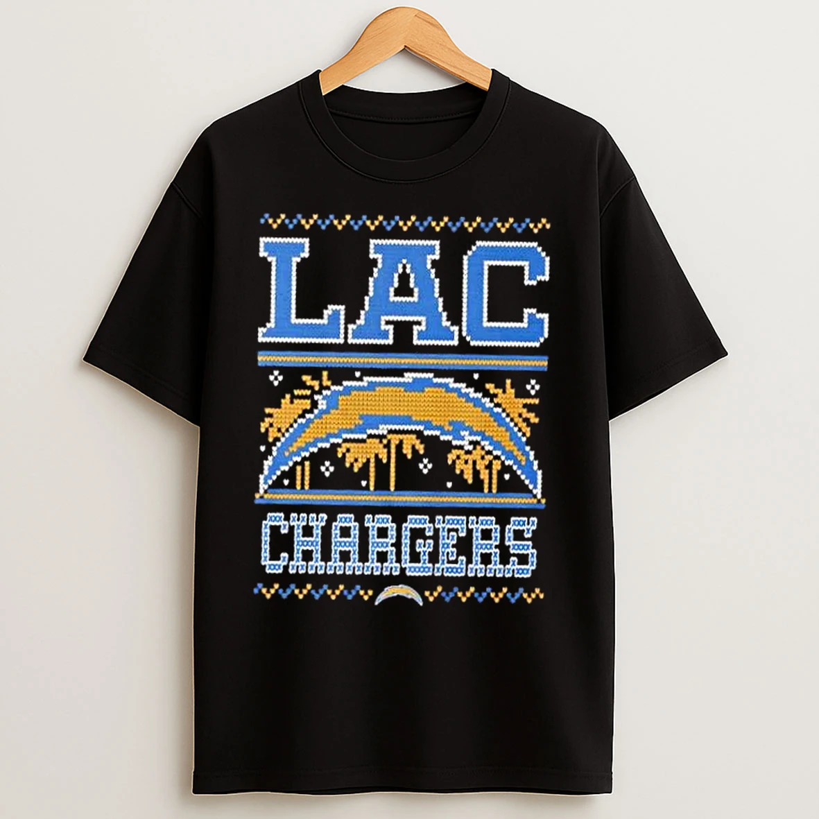 Classic Los Angeles Chargers Holiday Christmas T Shirts