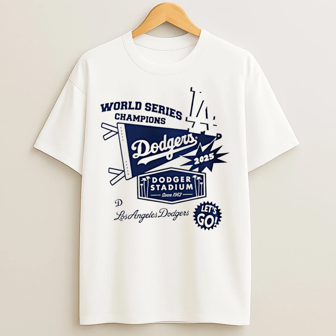 Classic Los Angeles Dodgers 2025 World Series Champions Dodger Stadium T Shirts