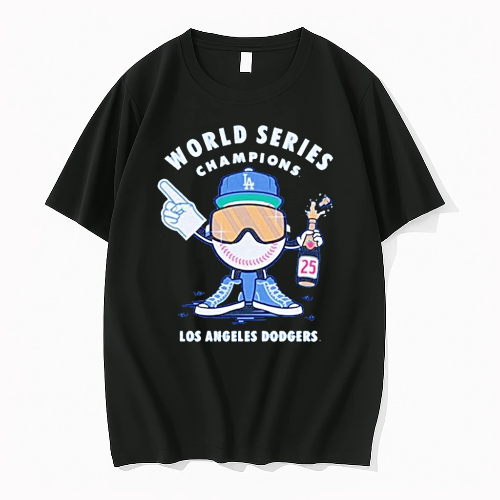 Classic Los Angeles Dodgers 2025 World Series Champions Celebration T Shirts