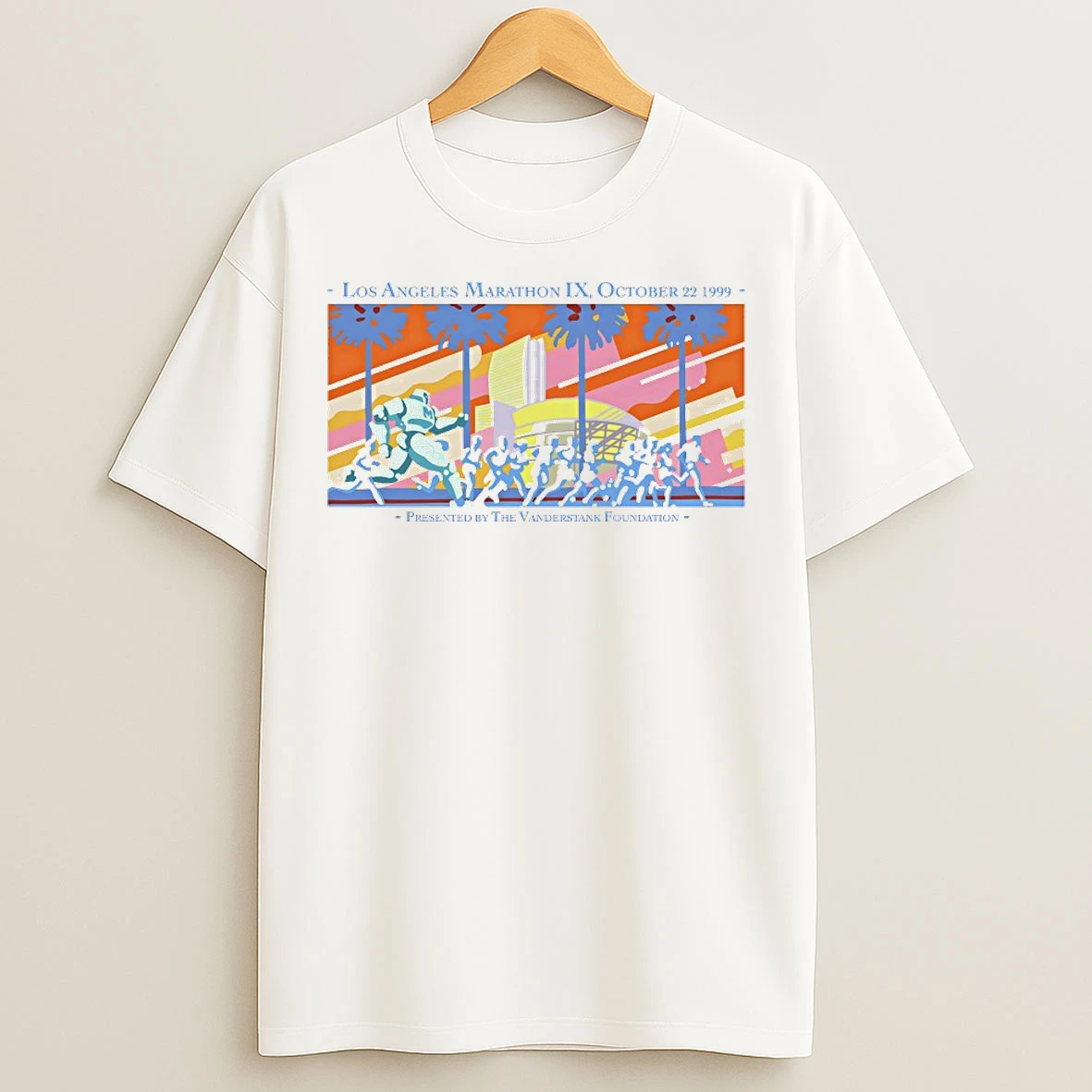 Classic Los Angeles Marathon Ix October 22 1999 Presented By Vanderstank Foundation T Shirts