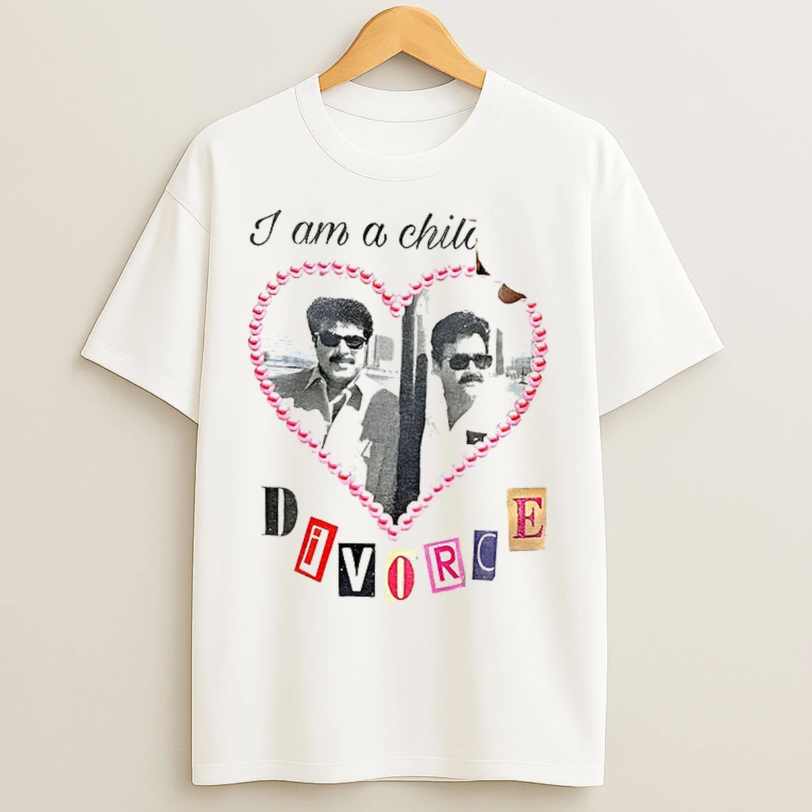 Classic Love I Am A Child Of Divorce T Shirts
