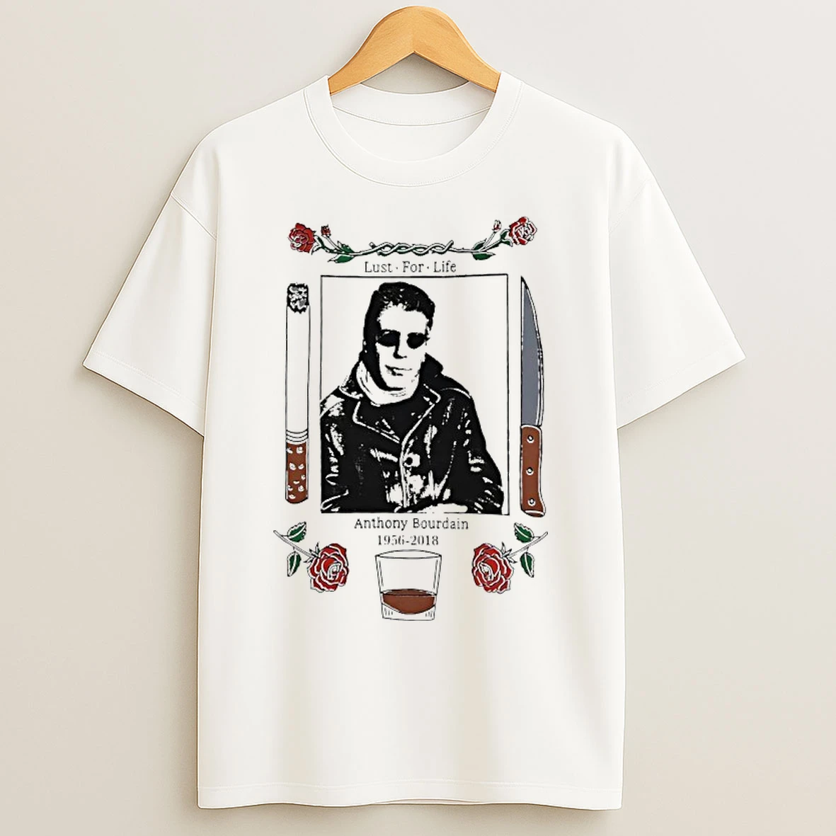 Classic Lust For Life Anthony Bourdain 1956 2018 T Shirts