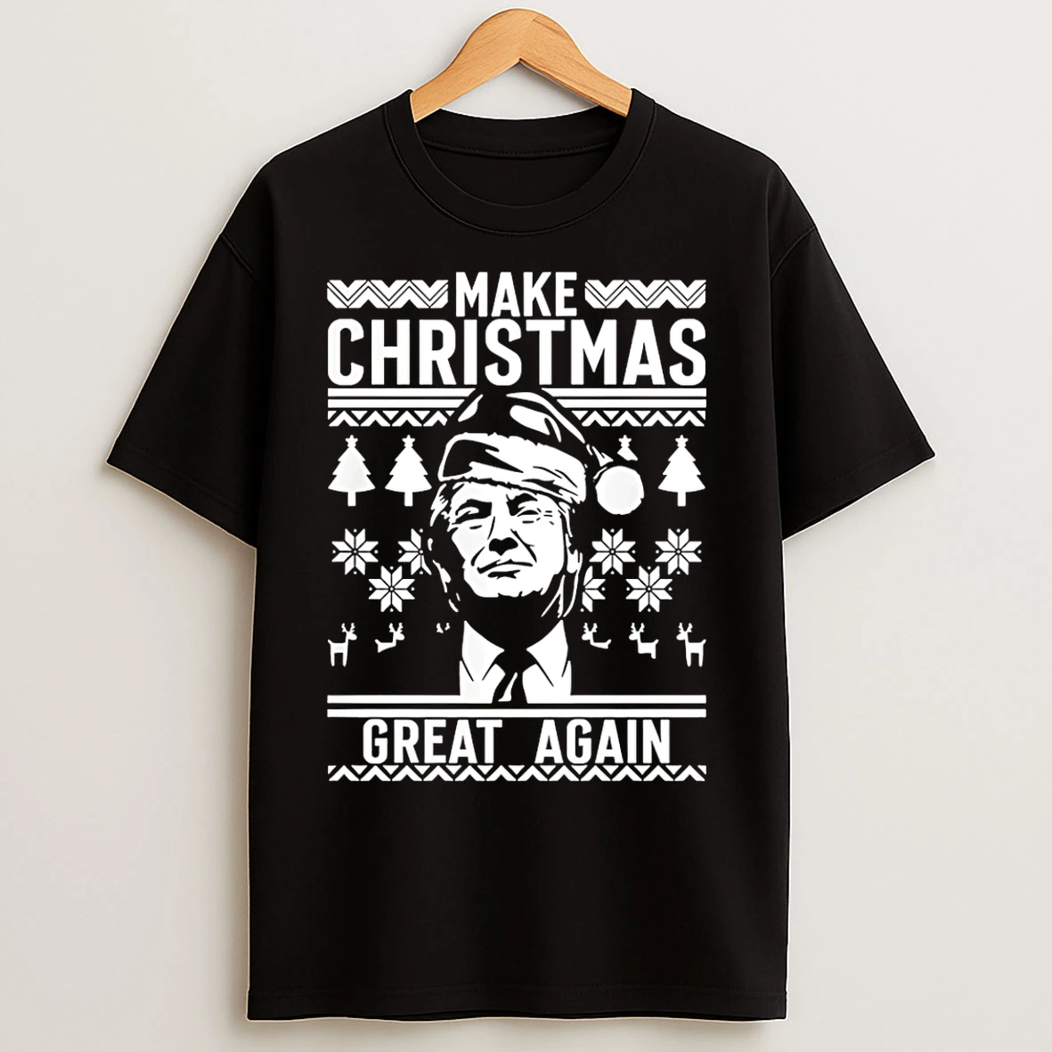 Classic Make Christmas Great Again Trump 2025 T Shirts