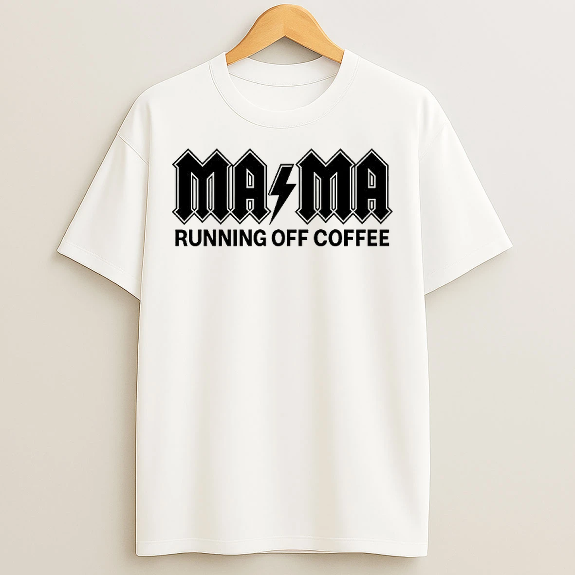 Classic Mama Running Off Coffee T Shirts