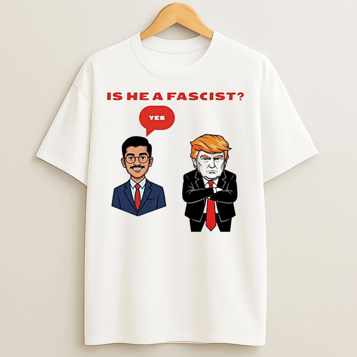 Classic Mamdani Trump Is He A Fascist Funny T Shirts