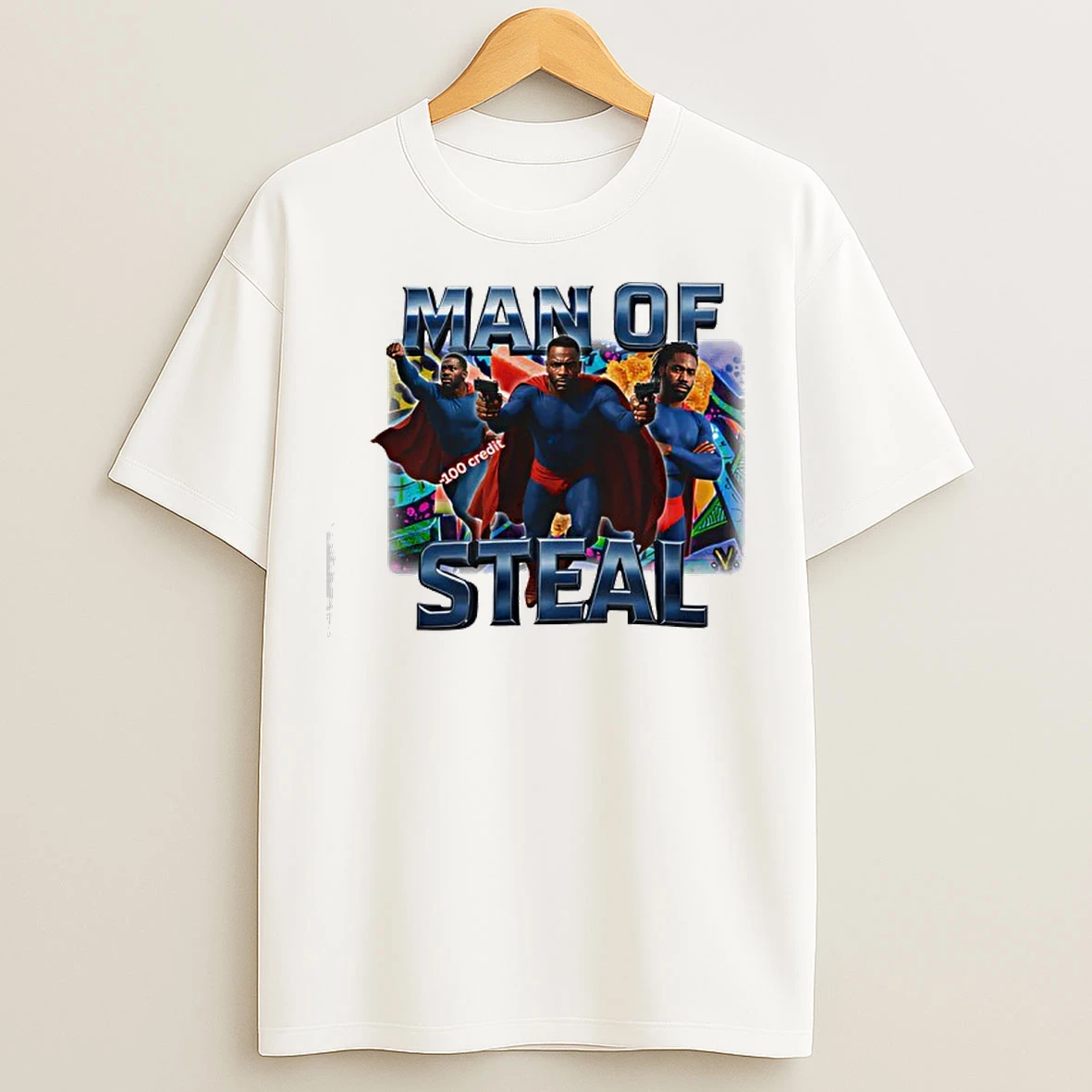 Classic Man Of Steal Graphic T Shirts
