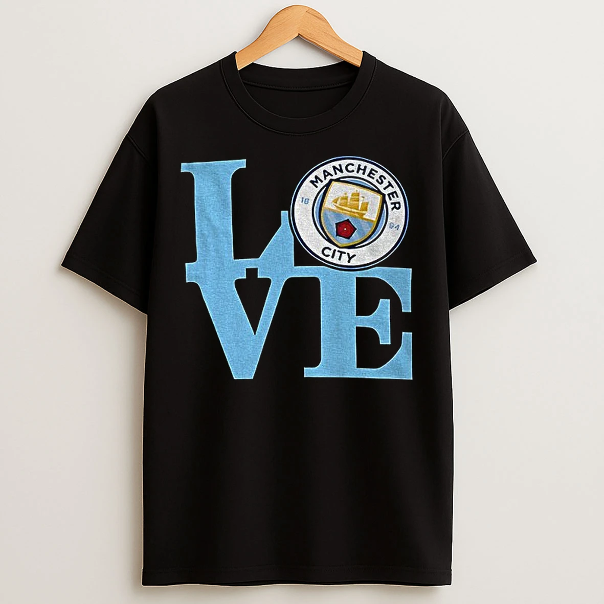 Classic Manchester City Fc Logo Love T Shirts