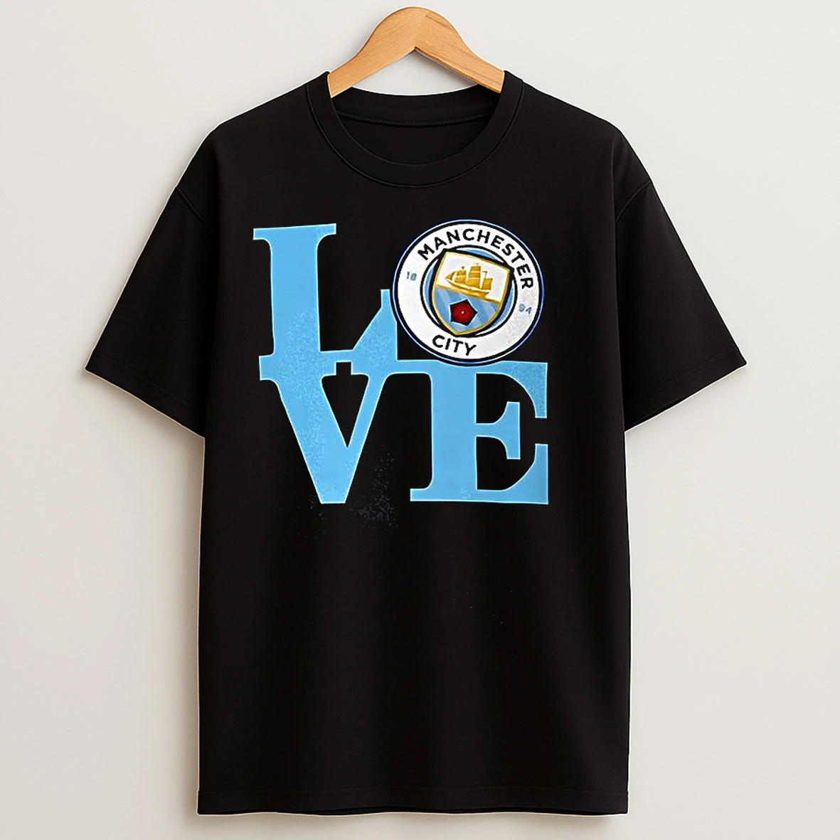 Classic Manchester City Love T Shirts