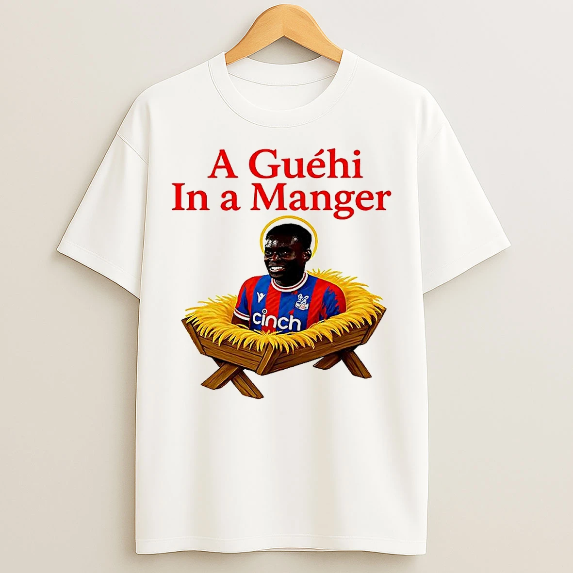 Classic Marc Guehi Crystal Palace A Guehi In A Manger Christmas Meme T Shirts
