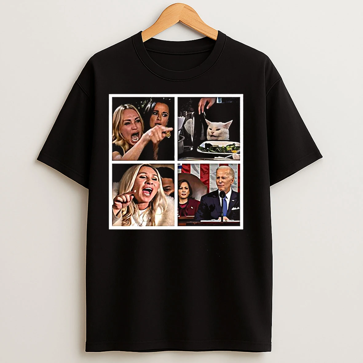 Classic Marjorie Taylor Greene Yelling Biden Meme T Shirts