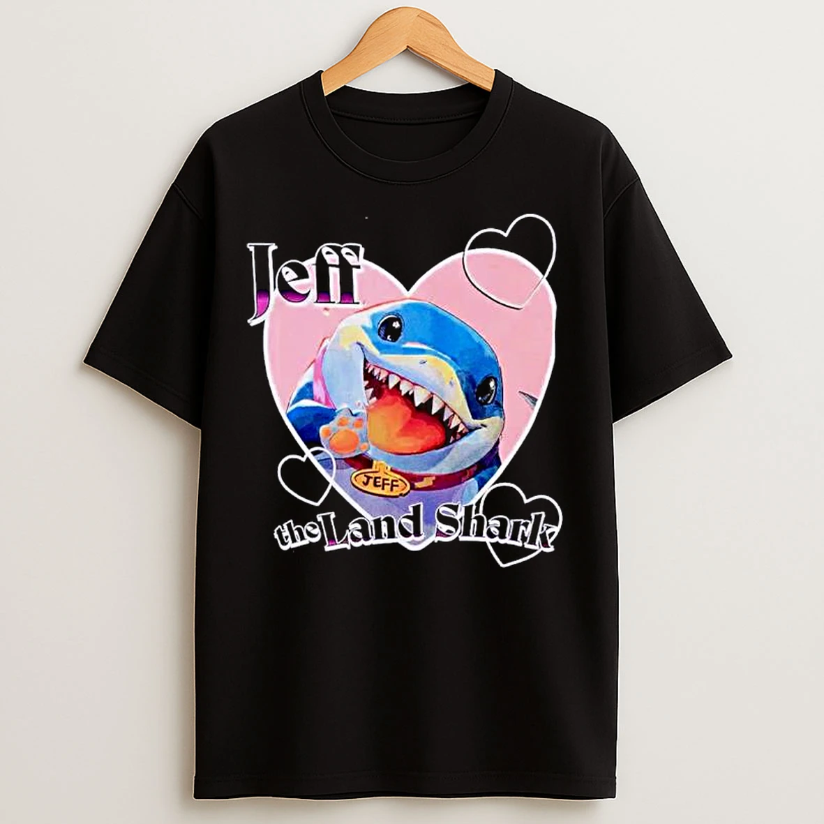Classic Marvel Rivals Jeff The Land Shark Heart Ornaments T Shirts