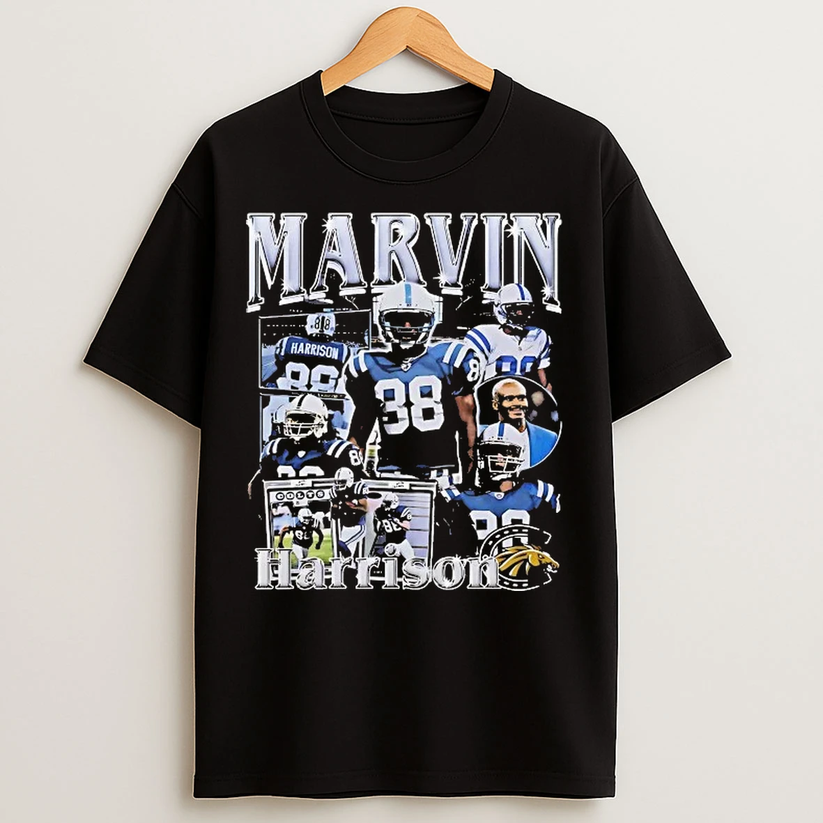 Classic Marvin Harrison Picture Collage Indianapolis Colts T Shirts