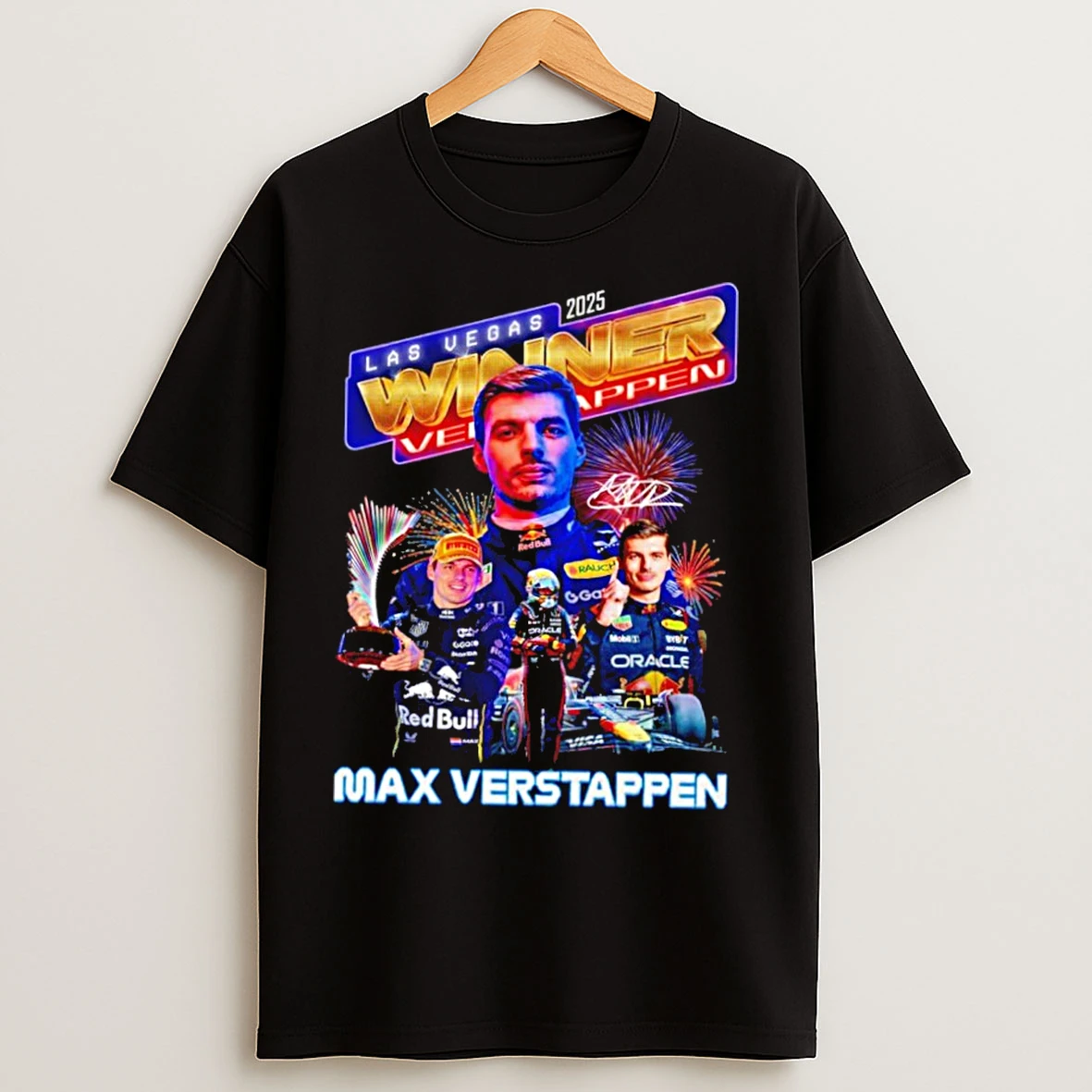 Classic Max Verstappen 2025 Las Vegas Winner Verstappen T Shirts