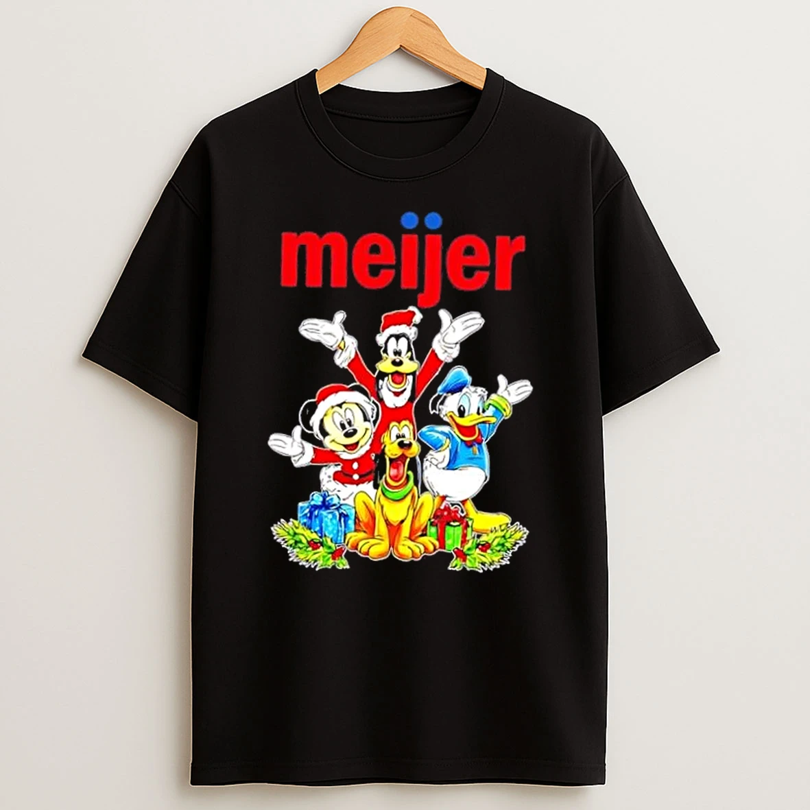 Classic Meijer X Team Mickey Merry Christmas T Shirts