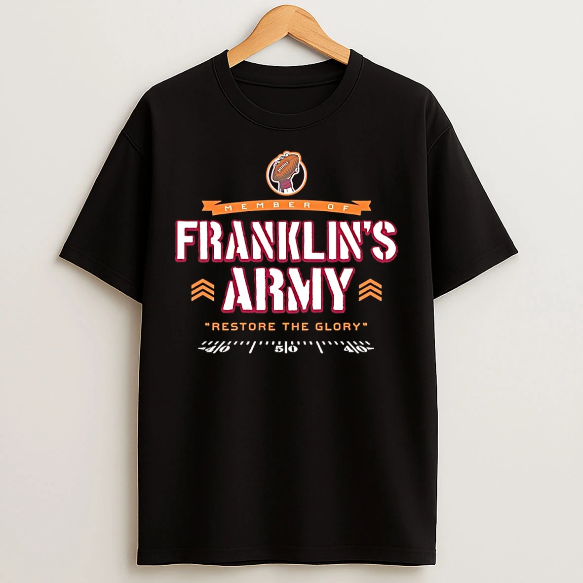 Classic Member Of Franklins Army Restore The Glory Virginia Tech Football T Shirts