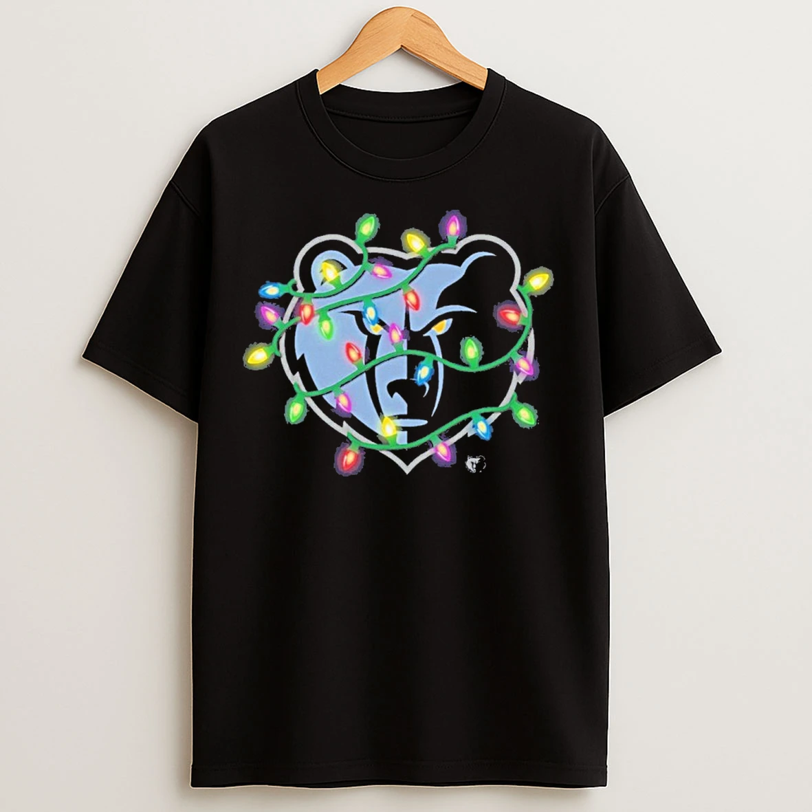 Classic Memphis Grizzlies Logo Light Christmas T Shirts