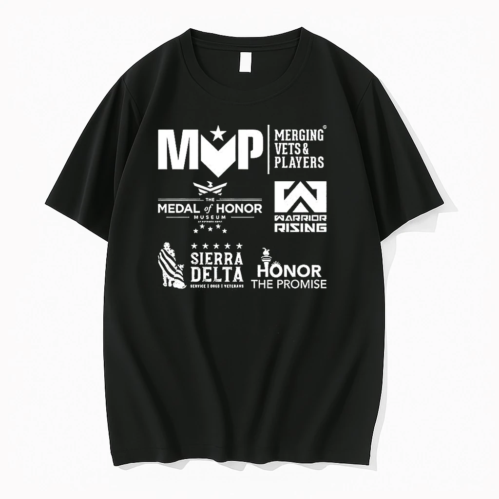 Classic Merging Vets And Players The Medal Of Honor Museum Warrior Rising Sierra Delta Logo T Shirts