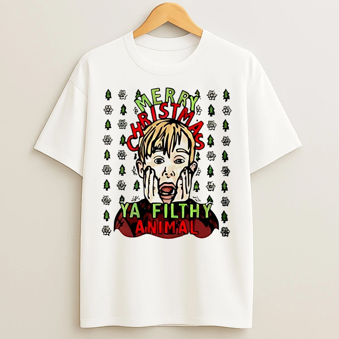 Classic Merry Christmas Ya Filthy Animal Home Alone T Shirts