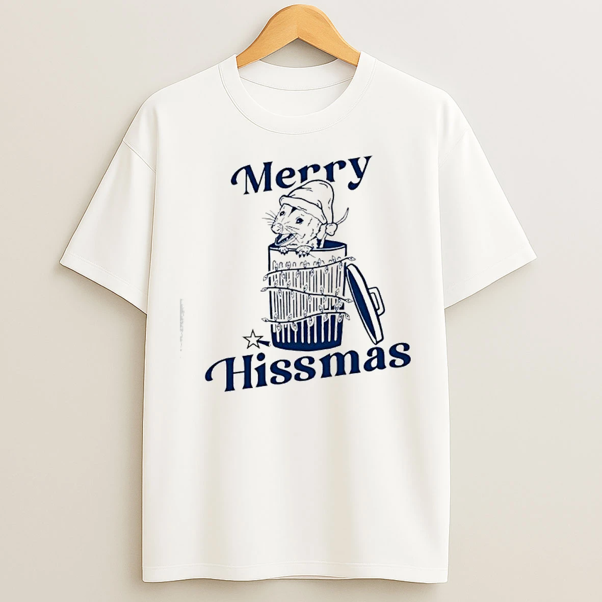 Classic Merry Hissmas Trash T Shirts
