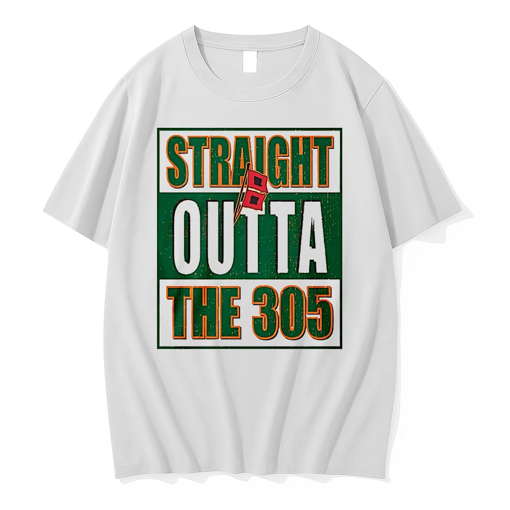 Classic Miami Hurricanes Straight Outta The 305 T Shirts