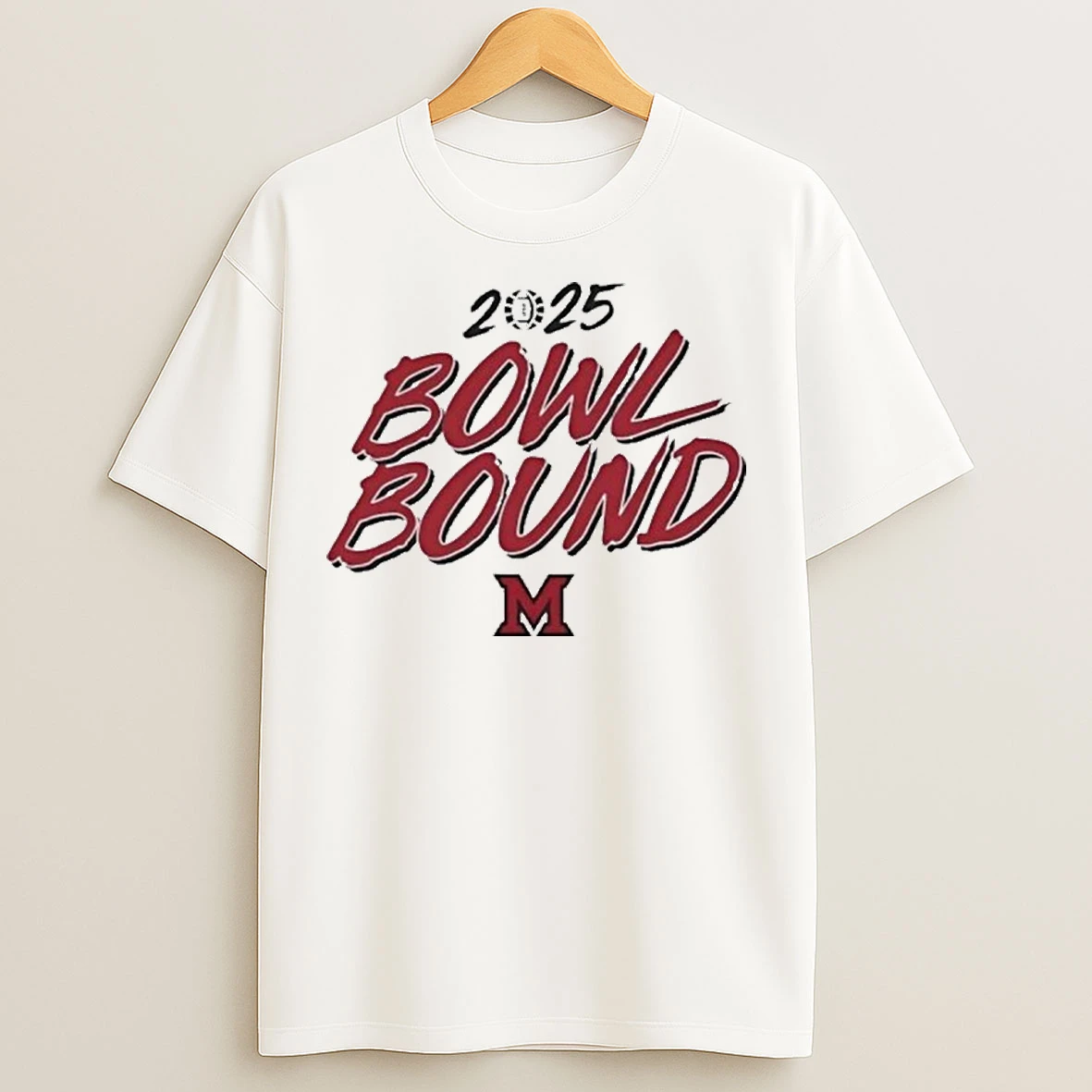 Classic Miami Redhawks 2025 Bowl Season Bound T Shirts