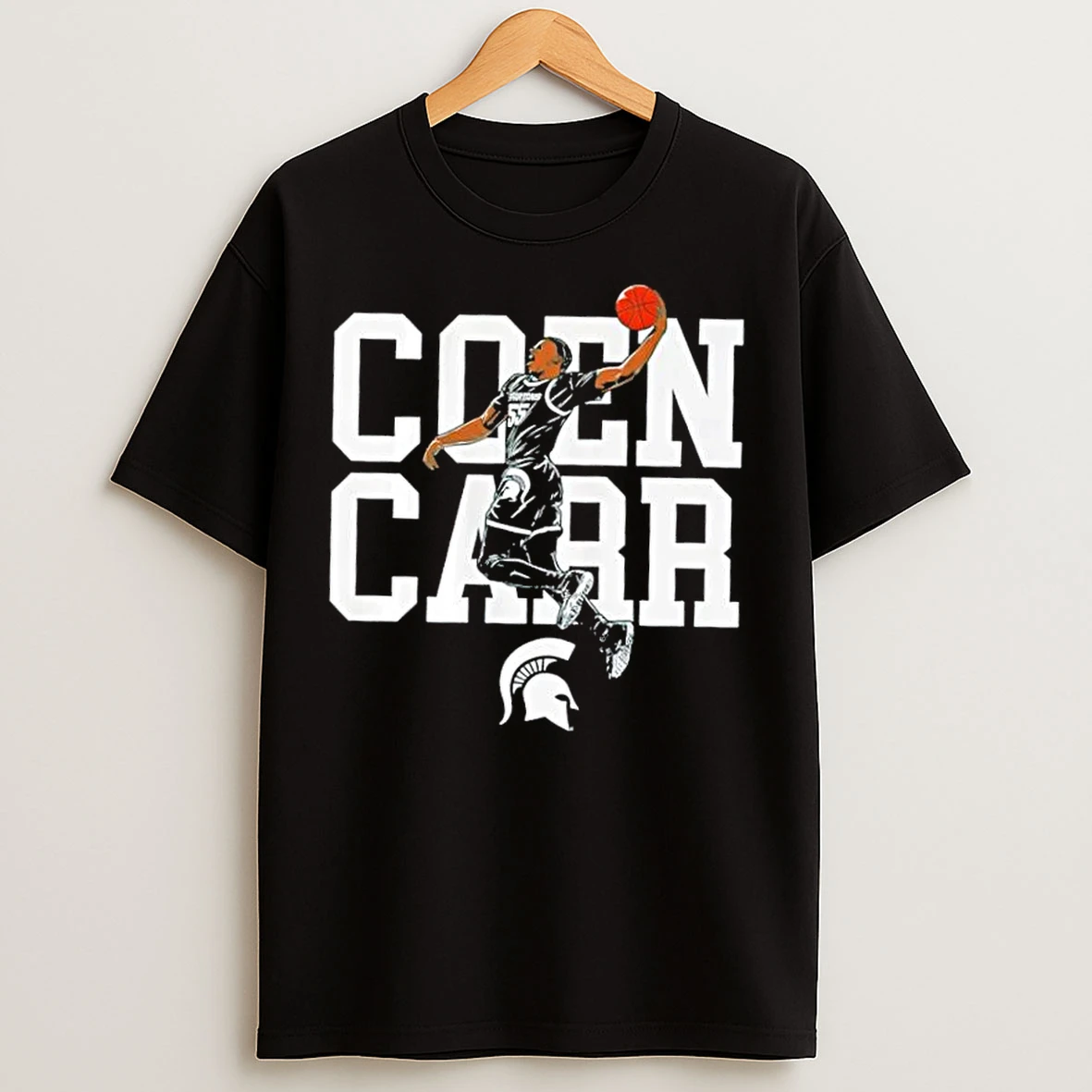 Classic Michigan State Spartans Basketball Air Coen Carr T Shirts