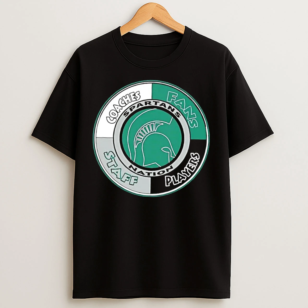 Classic Michigan State Spartans Nation Coaches Fans Staff Players T Shirts