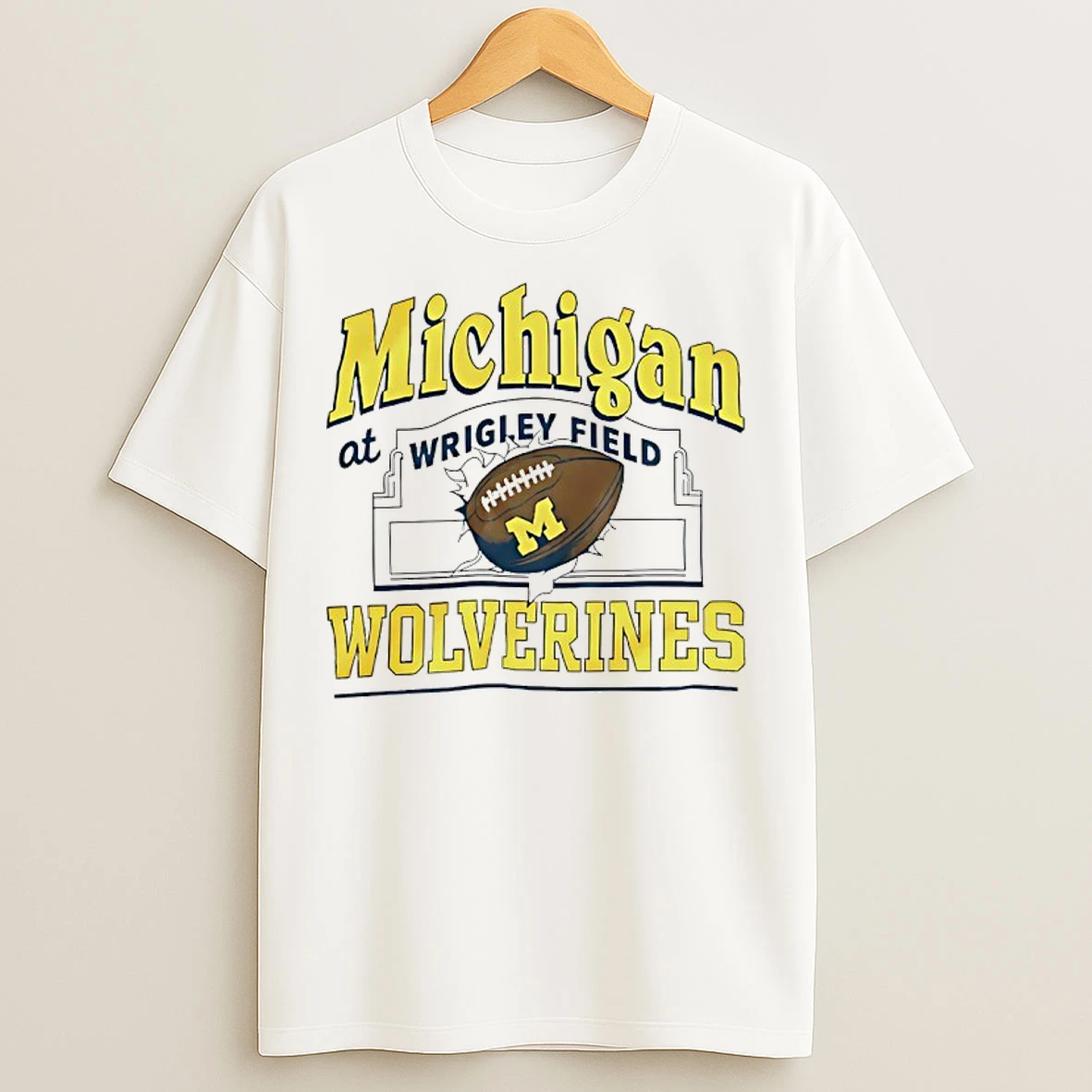 Classic Michigan Wolverines Football At Wrigley Field 2025 T Shirts