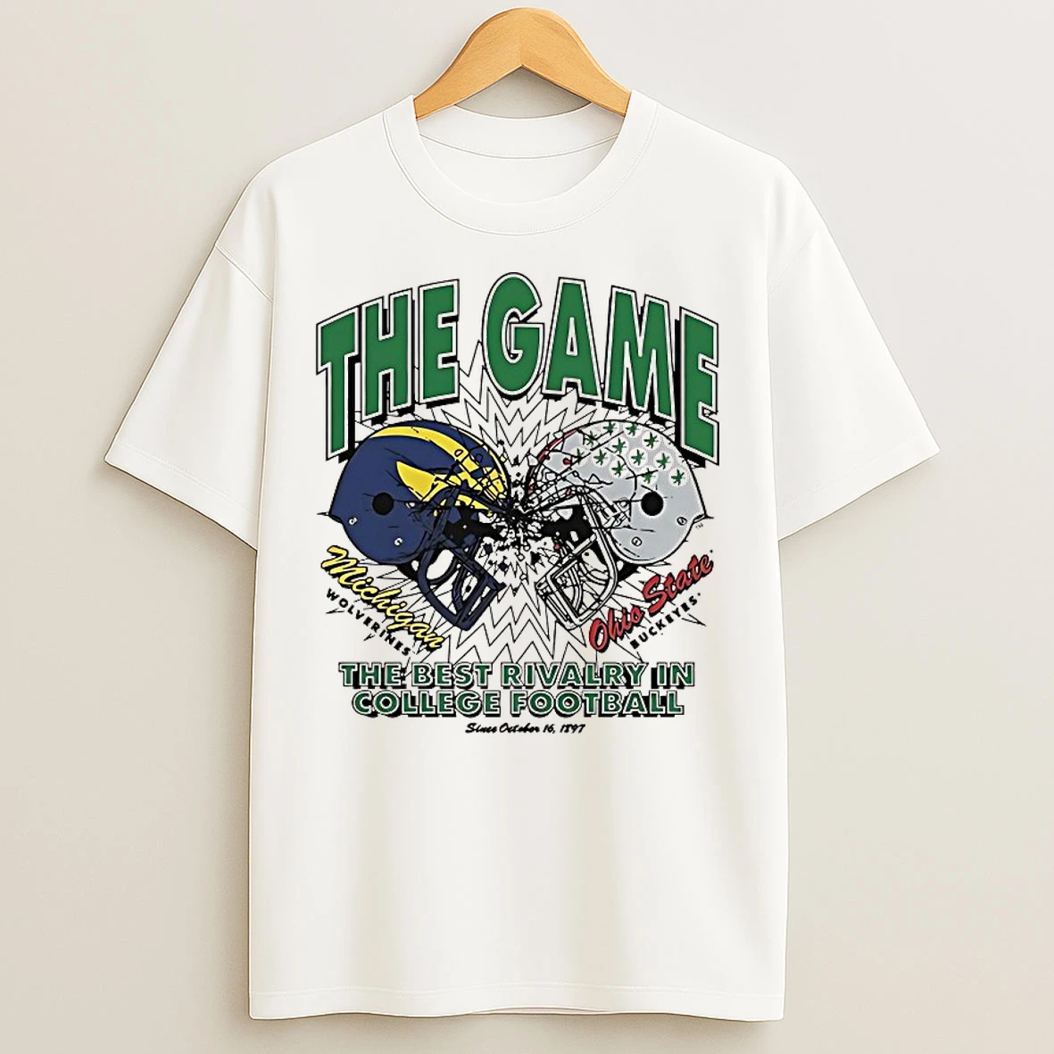Classic Michigan Wolverines Vs Ohio State Buckeyes The Game The Best Rivalry In College Football T Shirts