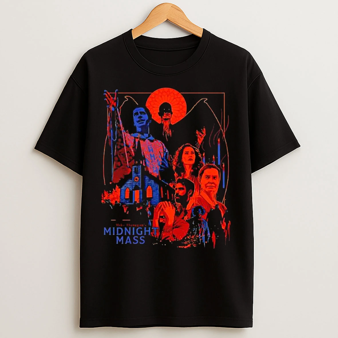 Classic Midnight Mass Merchandise Horror Series T Shirts