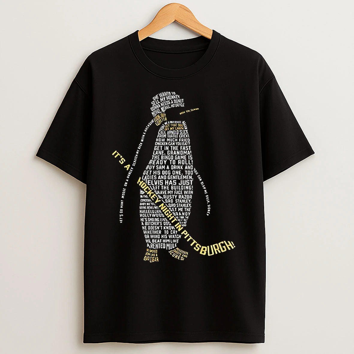Classic Mike Lange Penguins Its A Hockey Night In Pittsburgh T Shirts
