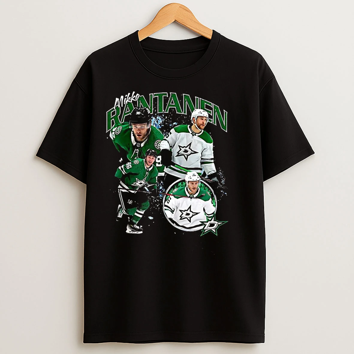 Classic Mikko Rantanen Dallas Stars Hockey Graphic T Shirts