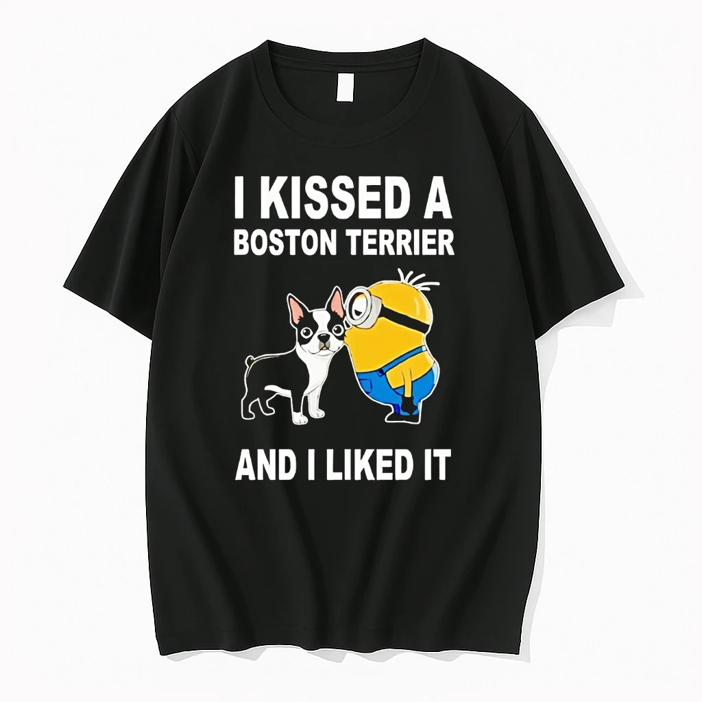 Classic Minions I Kissed A Boston Terrier And I Liked It T Shirts