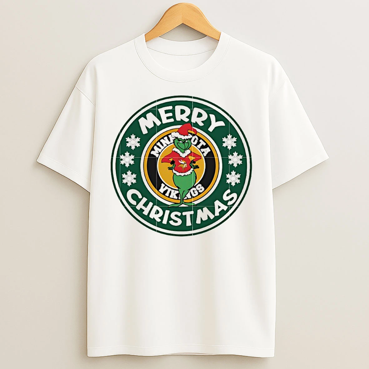 Classic Minnesota Vikings Grinch Merry Christmas T Shirts