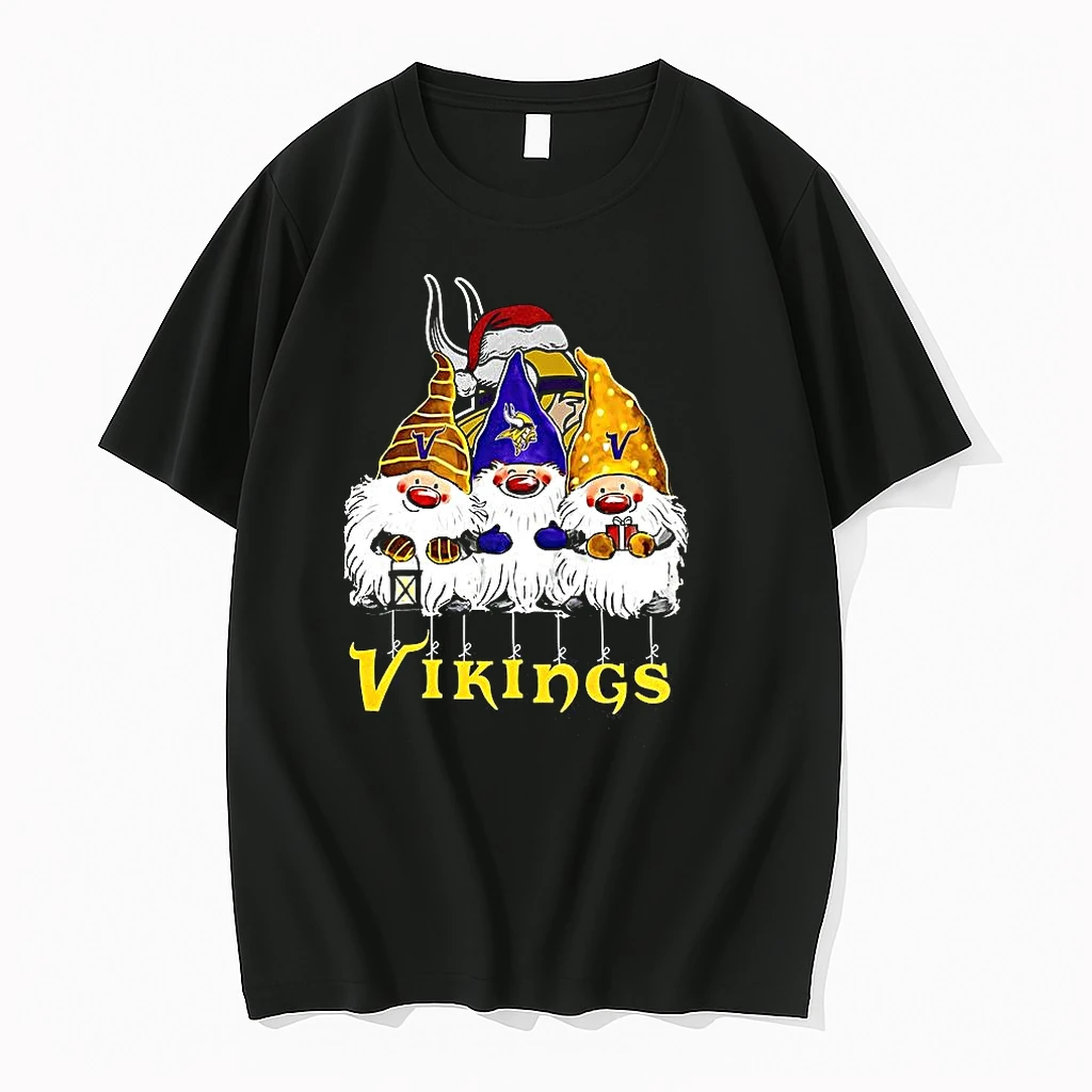 Classic Minnesota Vikings Football Gnomes Christmas T Shirts