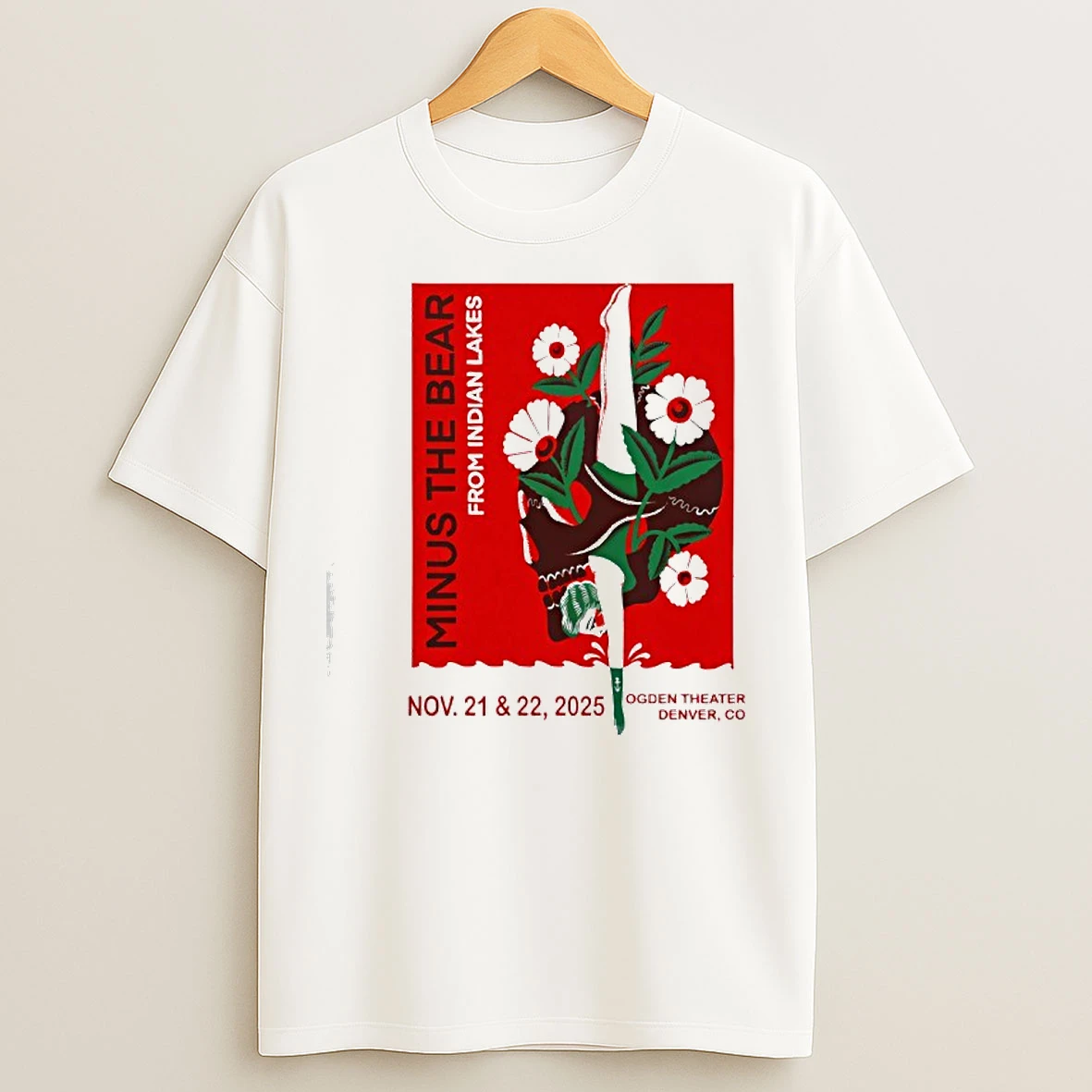 Classic Minus The Bear Nov 21st 22nd 2025 In Denver Co T Shirts