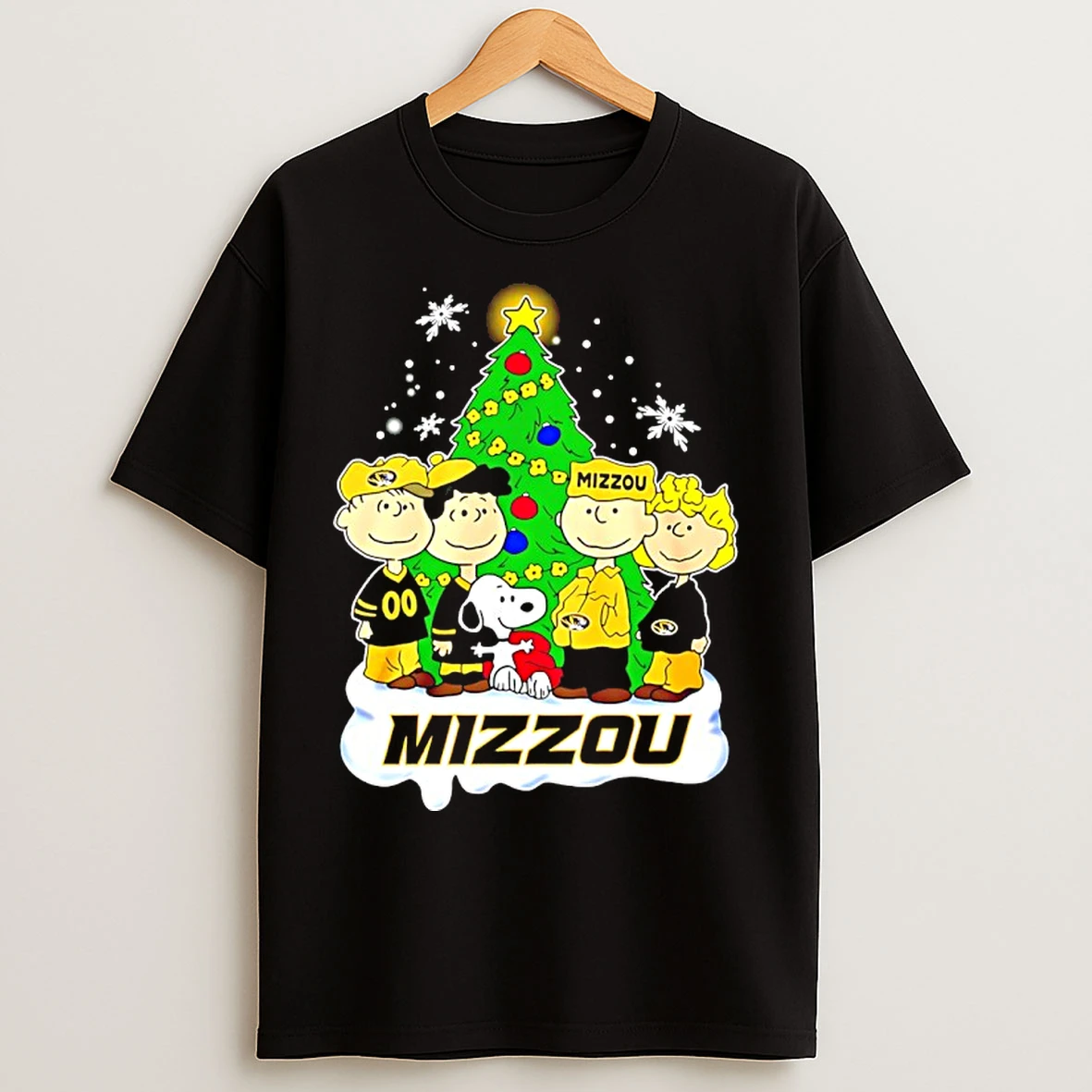 Classic Missouri Tigers Snoopy And The Peanuts Christmas 2025 T Shirts