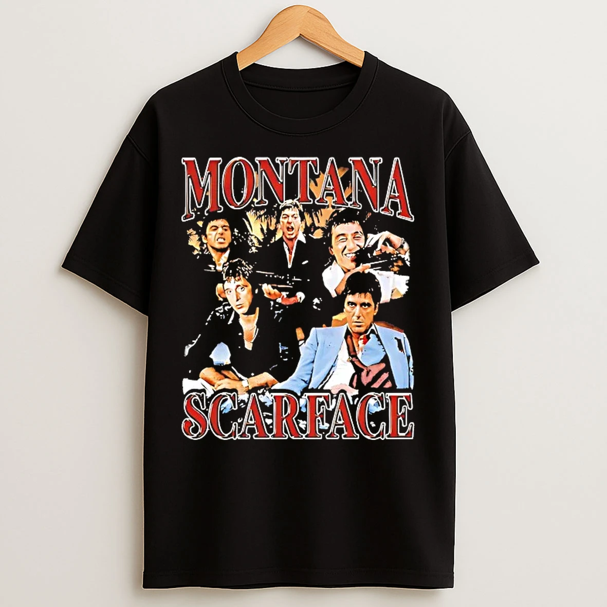Classic Montana Scarface Picture Collage T Shirts