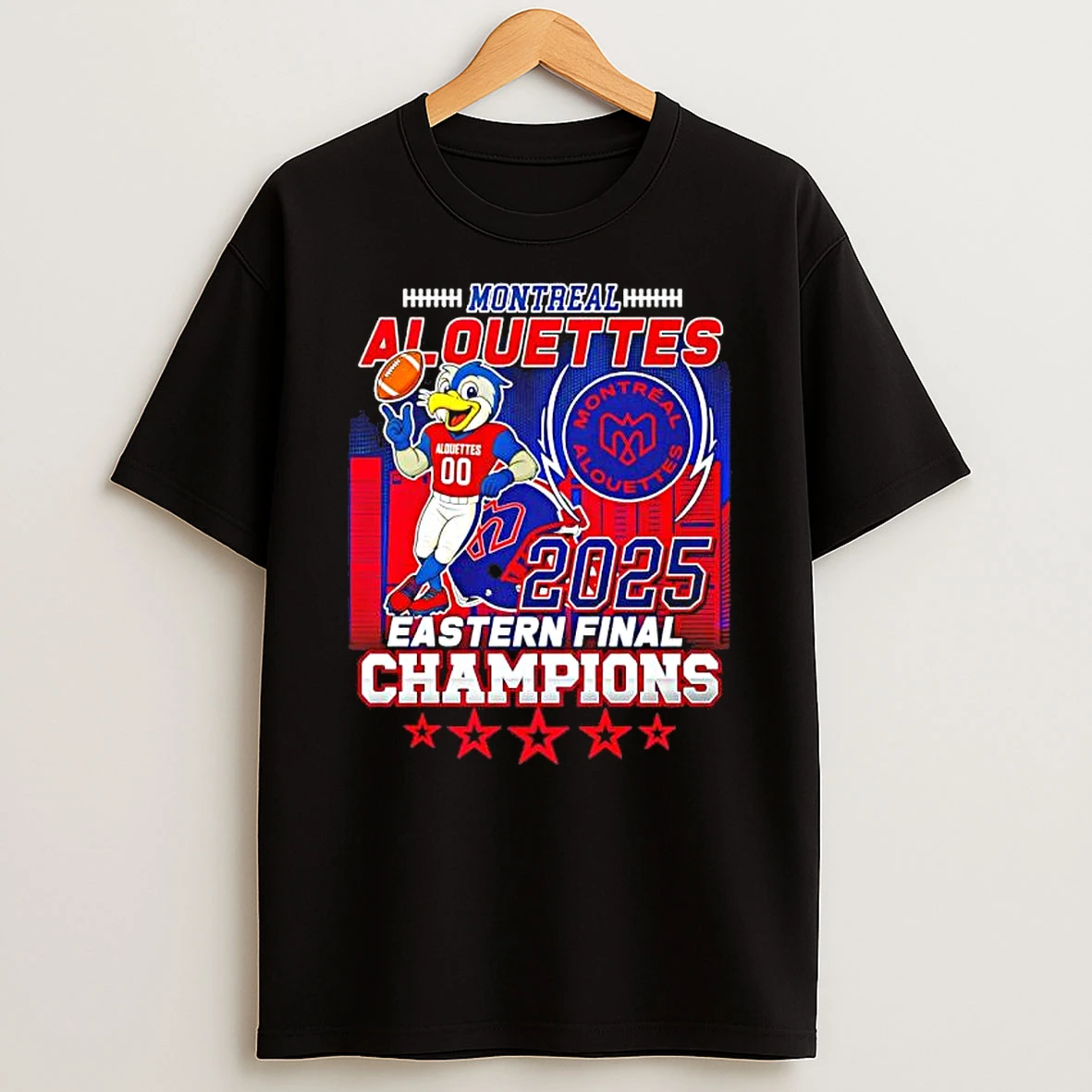 Classic Montreal Alouettes 2025 Easter Final Champions Mascot T Shirts