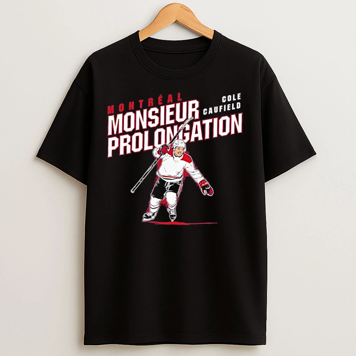 Classic Montreal Canadiens Cole Caufield Monsieur Prolongation Youth T Shirts