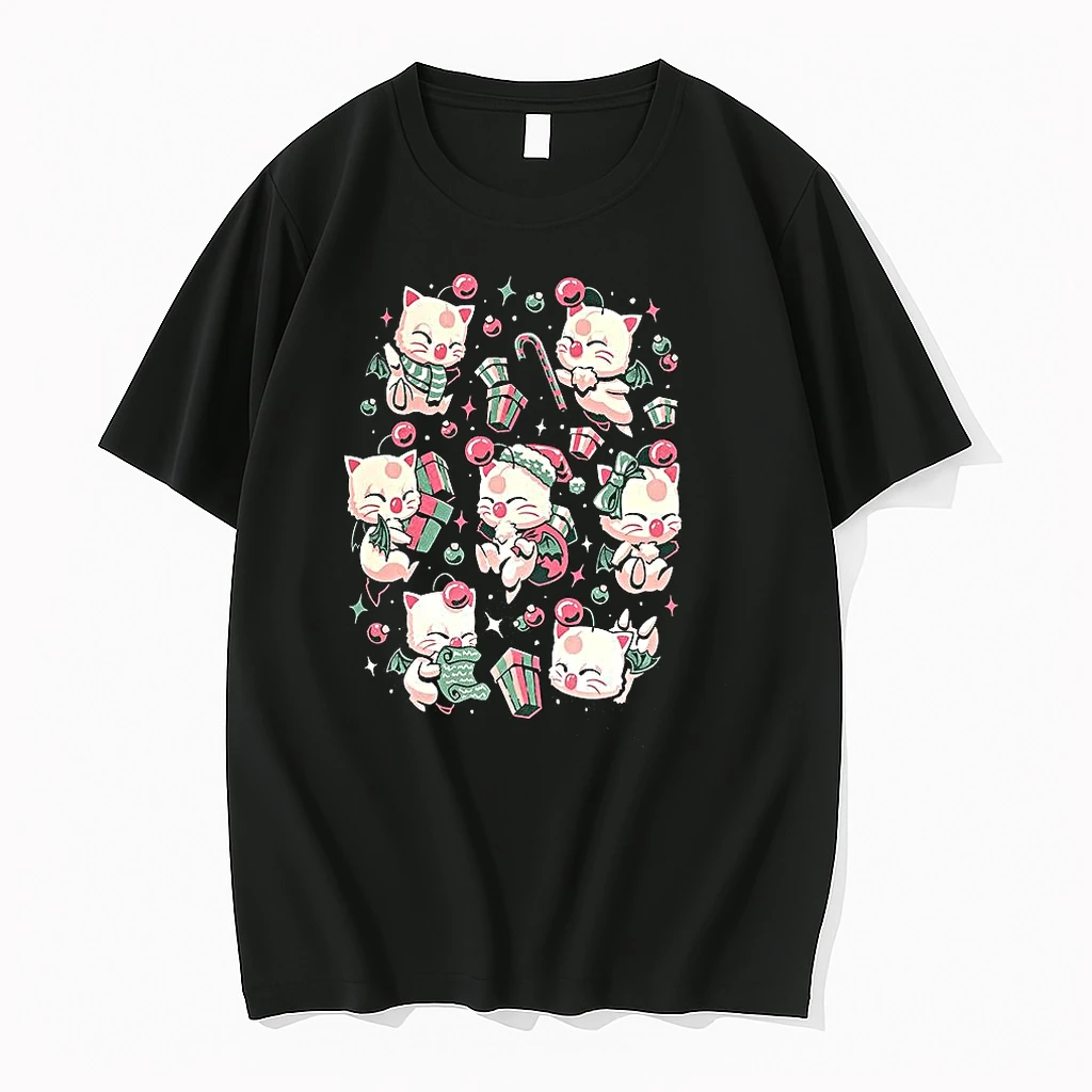 Classic Moogle Final Fantasy Merry Moogmas Christmas T Shirts
