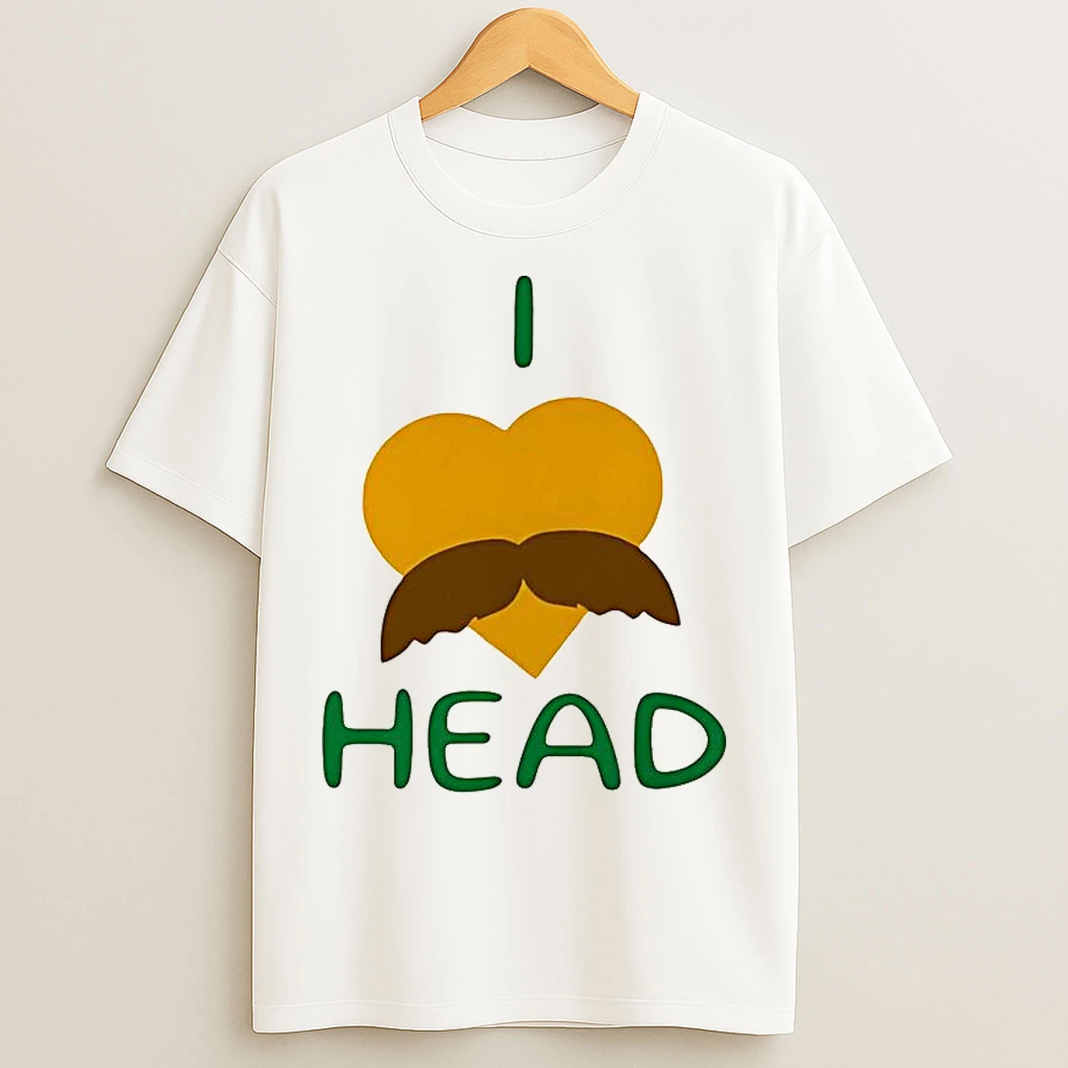 Classic Movember I Love Head T Shirts