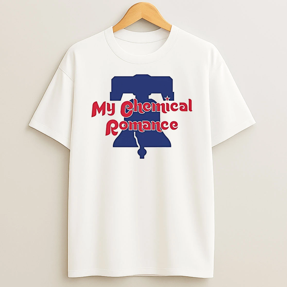 Classic My Chemical Romance Philadelphia Phillies Logo T Shirts