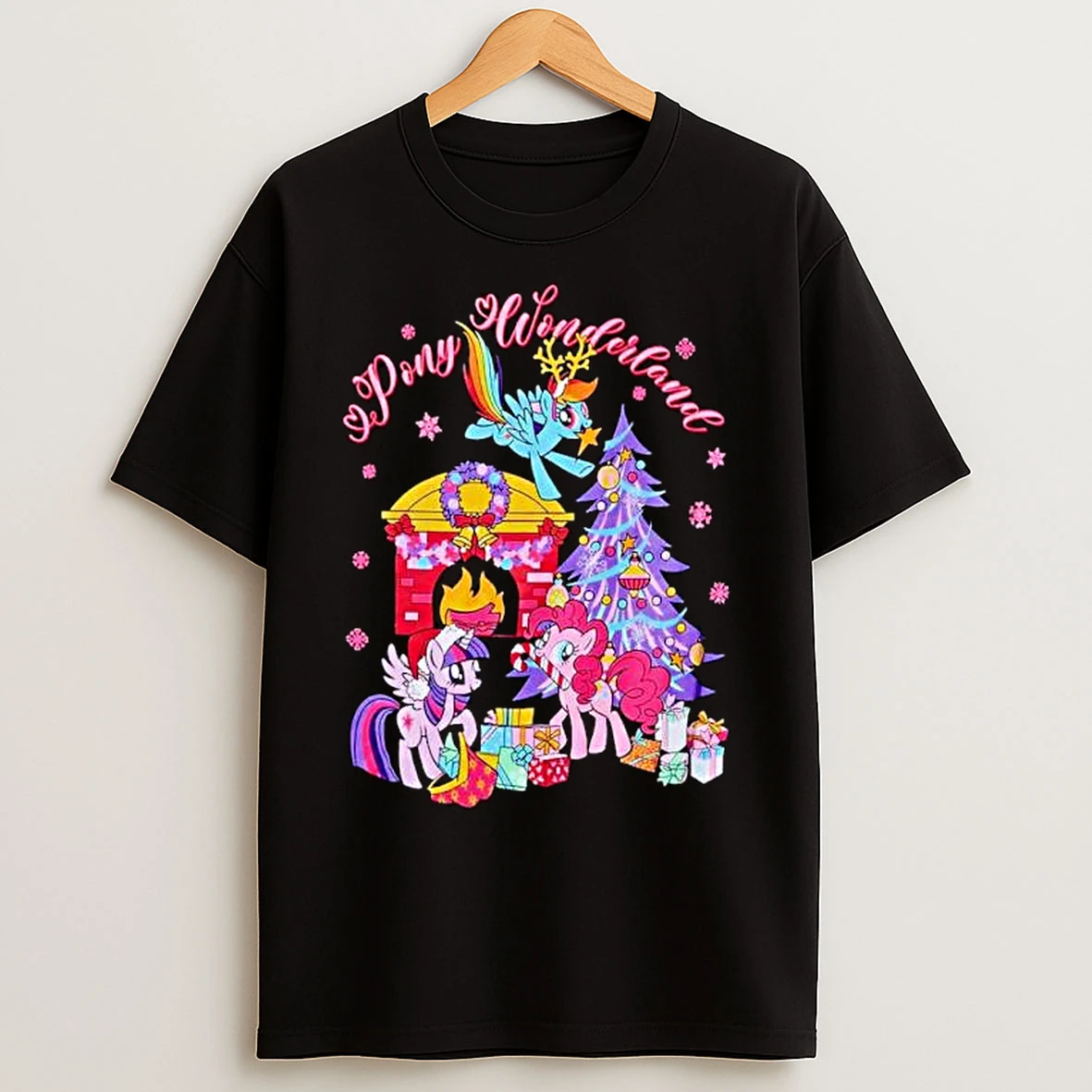 Classic My Little Pony Holiday Wonderland Ornaments T Shirts