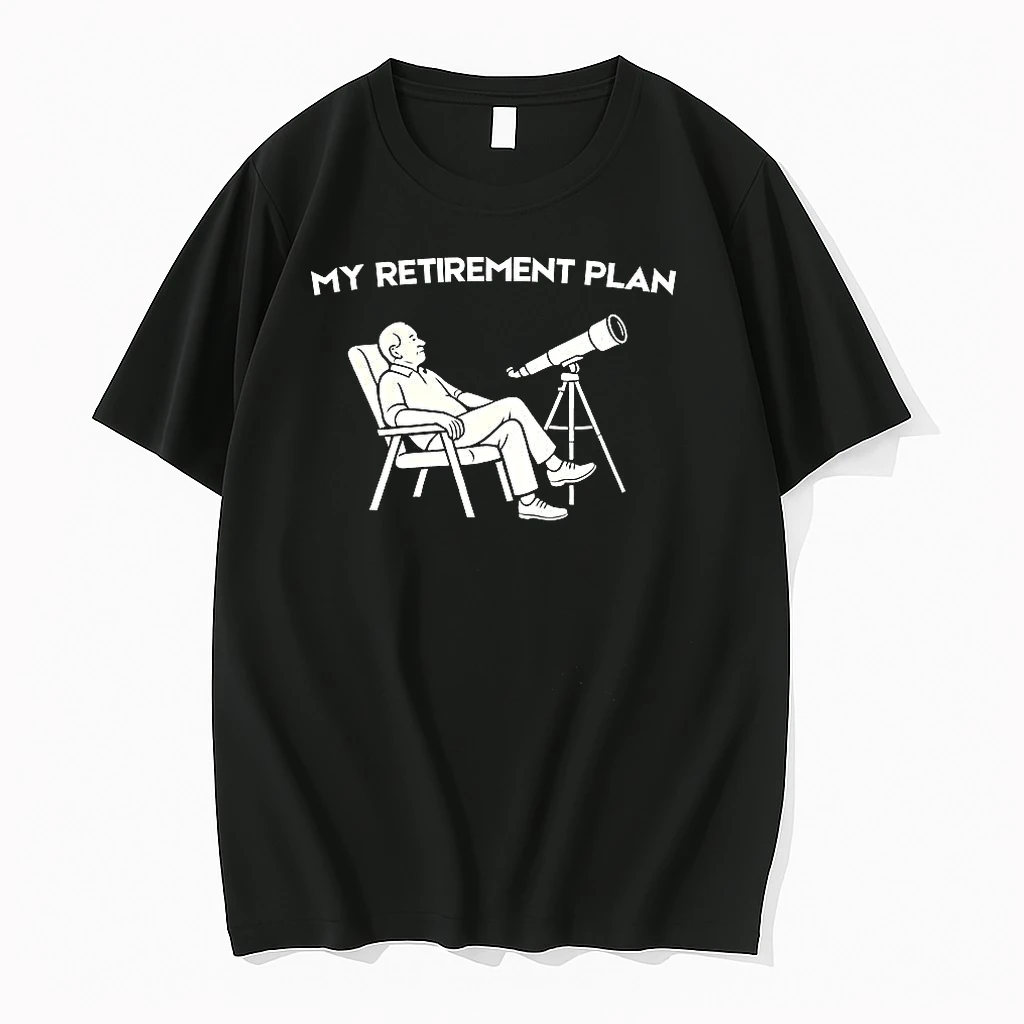 Classic My Retirement Plan Stargazing Telescope T Shirts