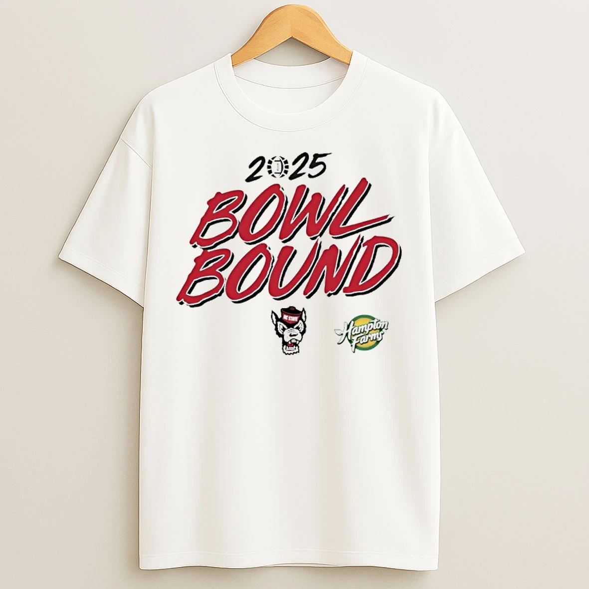 Classic Nc State Wolfpack 2025 Bowl Season Bound T Shirts