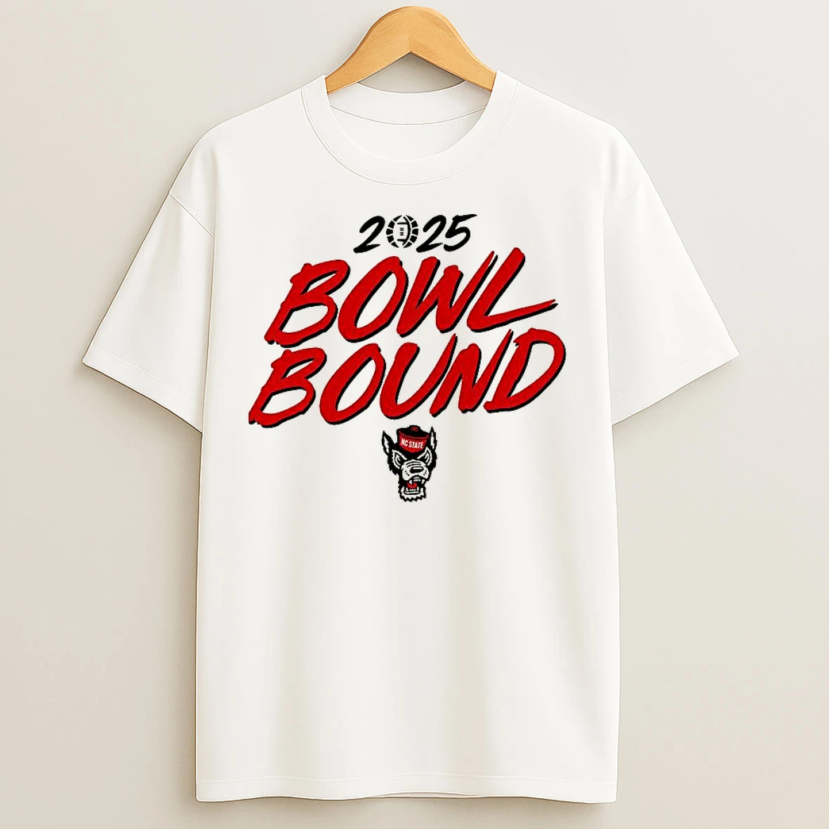 Classic Nc State Wolfpack Football 2025 Bowl Bound T Shirts